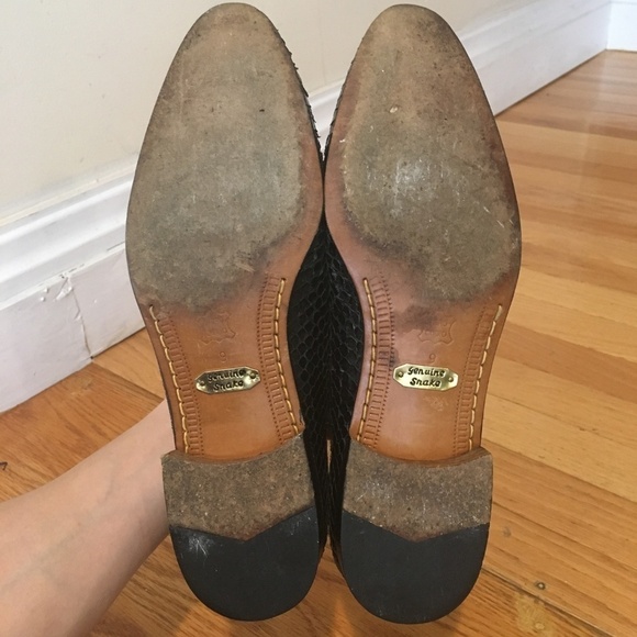 FRATELLI Genuine Snake skin Slip On Loafers main image 5
